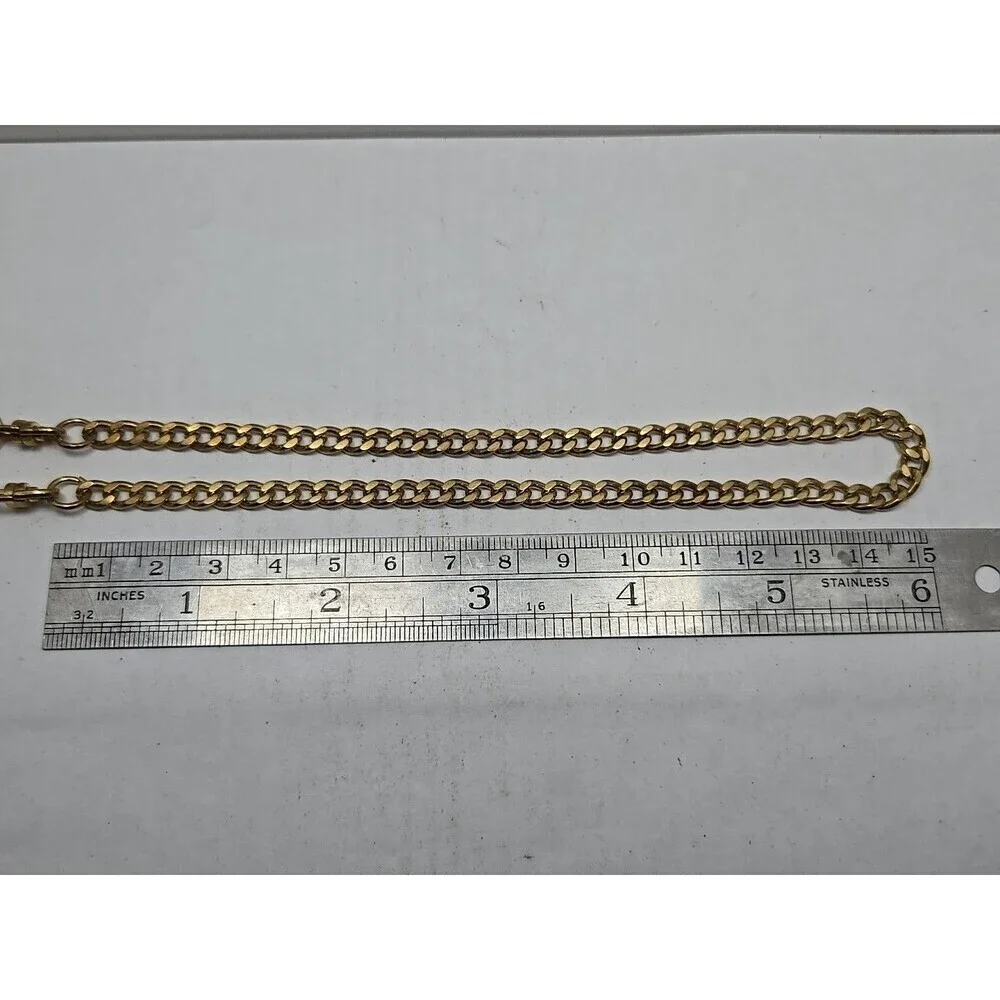 Details Gold Tone Bass Fish Pocket Watch Quartz Japan Movement New Battery Chain